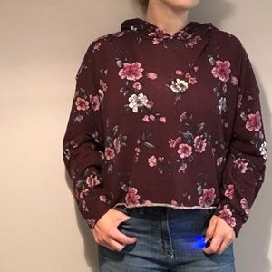 Long sleeve floral shirt!